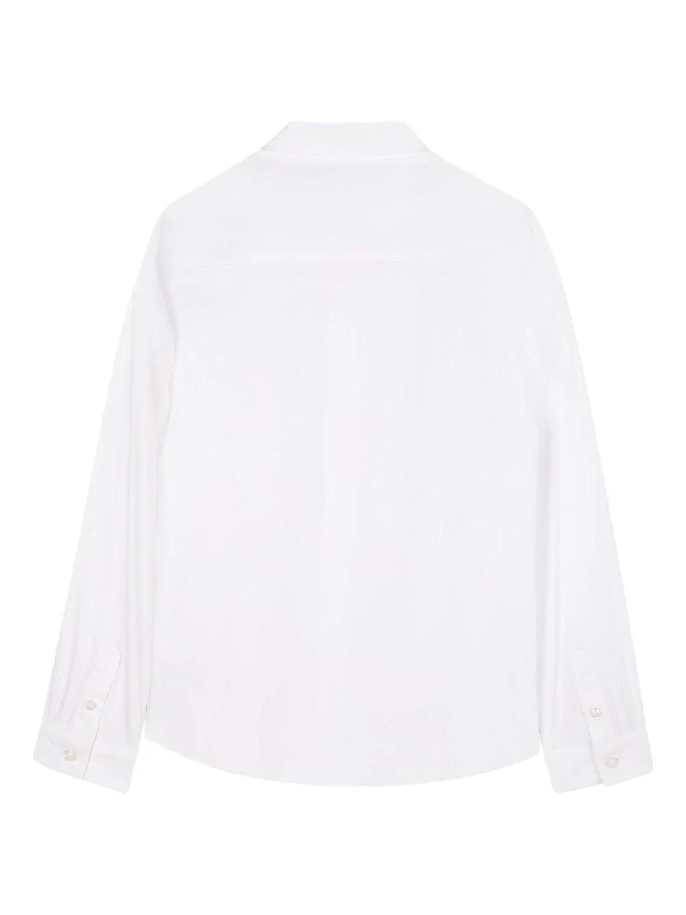 Camicia per bambino BOSS Kids bianca con chiusura con zip - Image 2