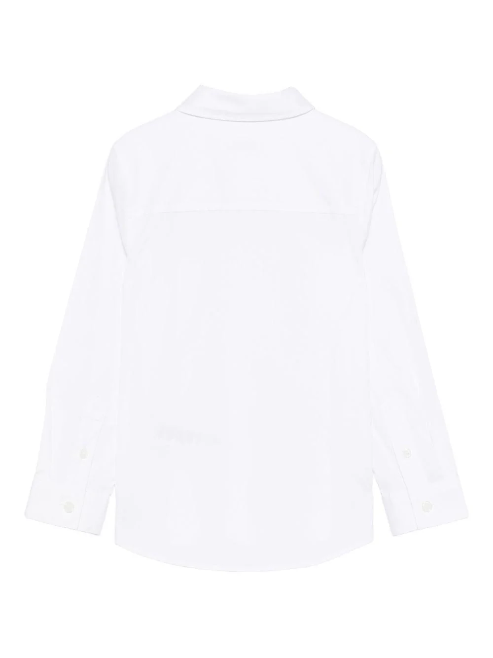 Camicia per bambino Burberry Kids bianca con logo - Image 5
