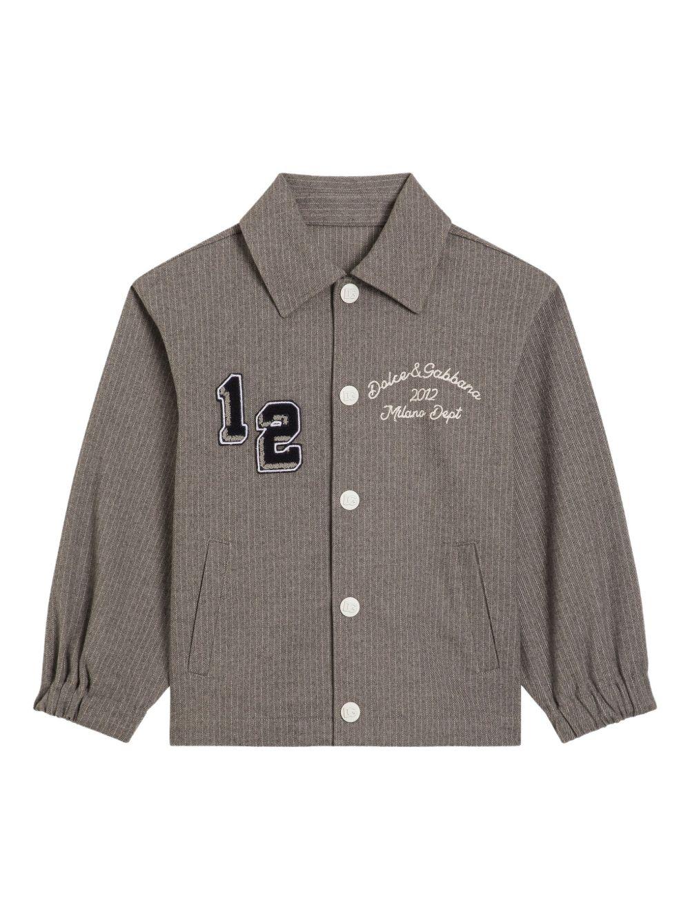 Camicia per bambino Dolce & Gabbana Kids grigio a righe