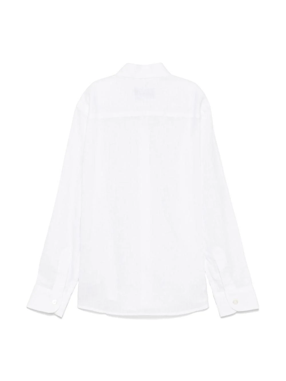 Camicia per bambino Drumohr Kids bianco con colletto rialzato - Image 2