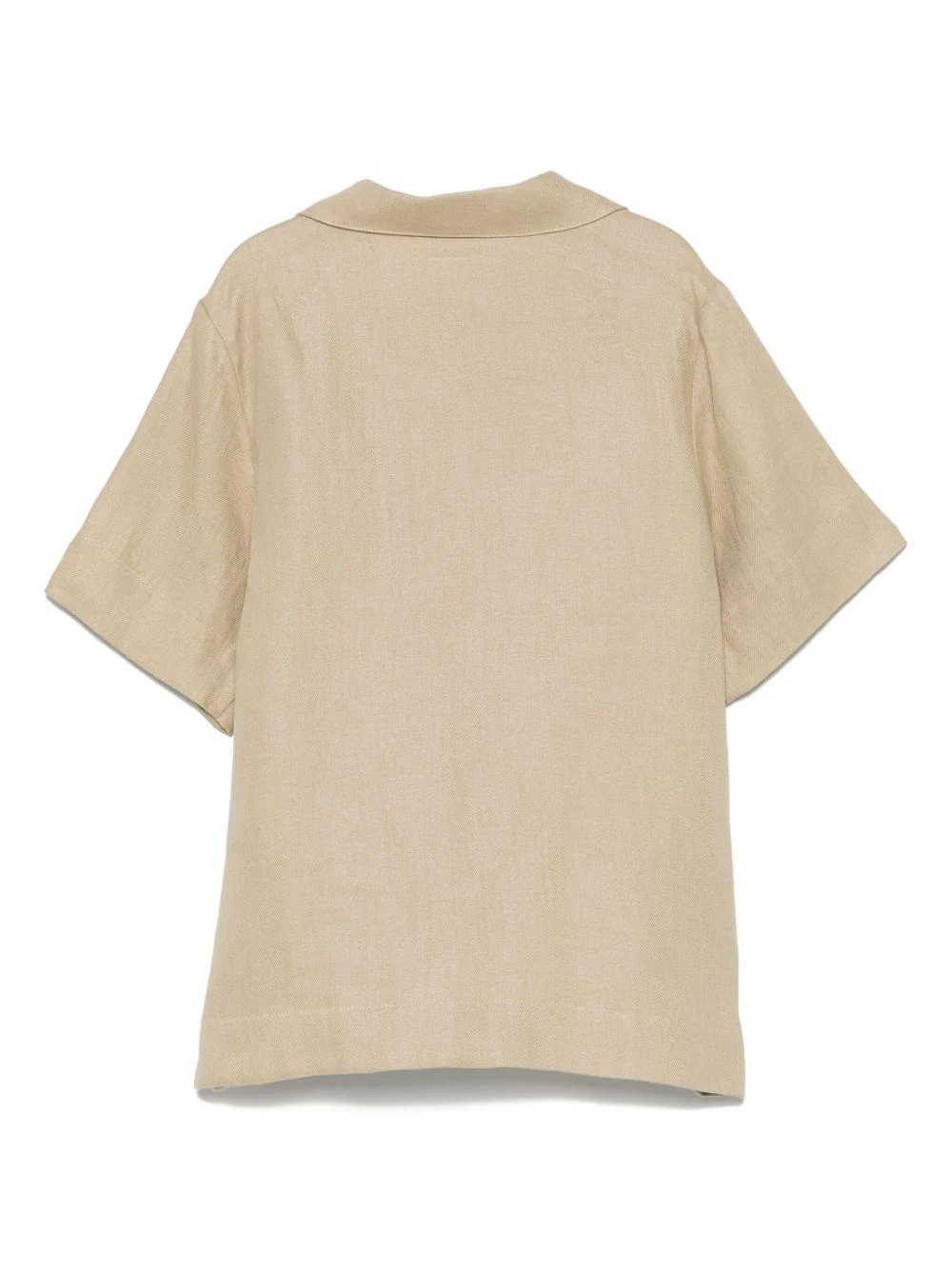 Camicia per bambino Fendi Kids beige con ricamo - Image 2