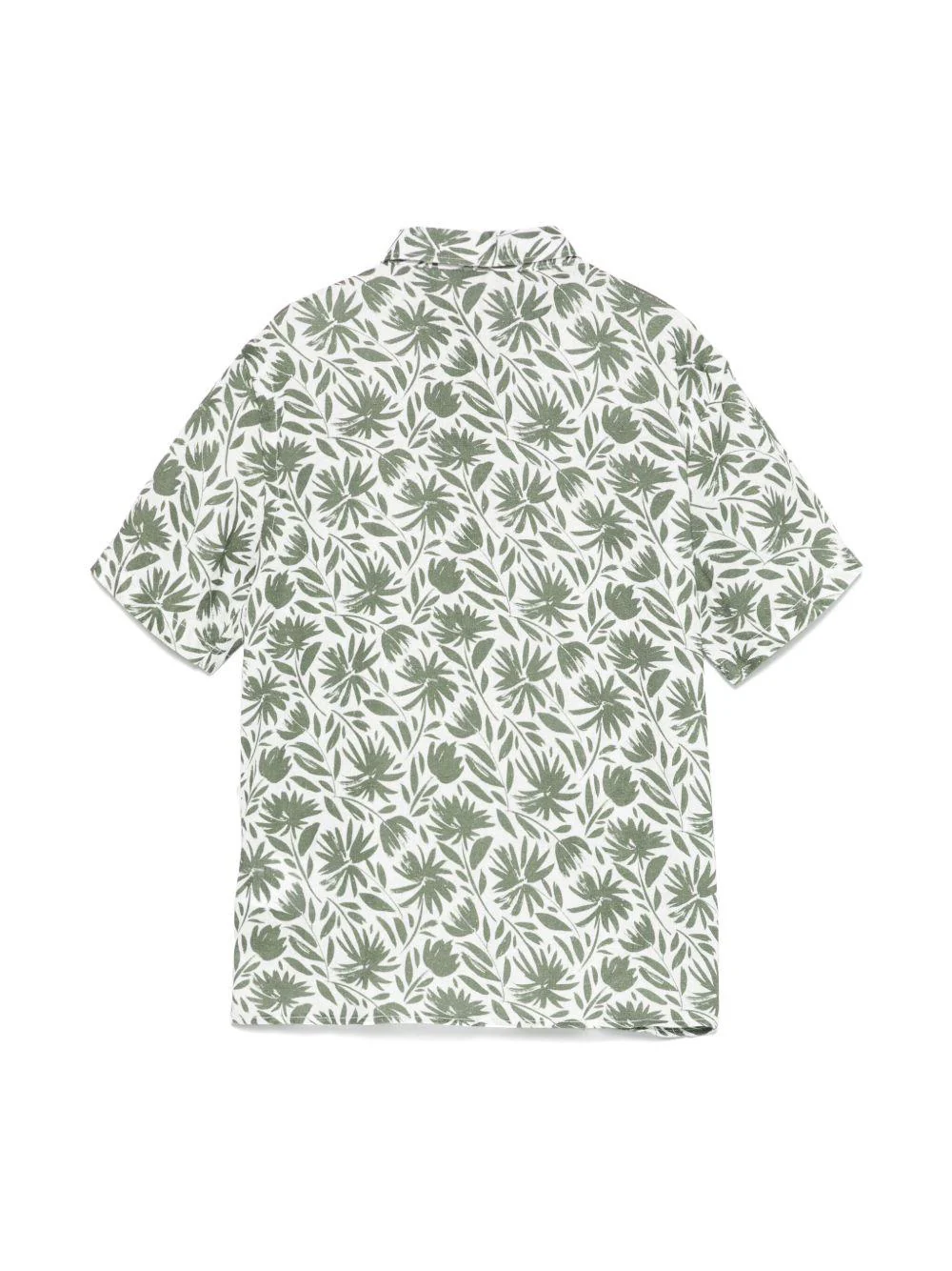 Camicia per bambino Paolo Pecora Kids bianco con stampa floreale - Image 3