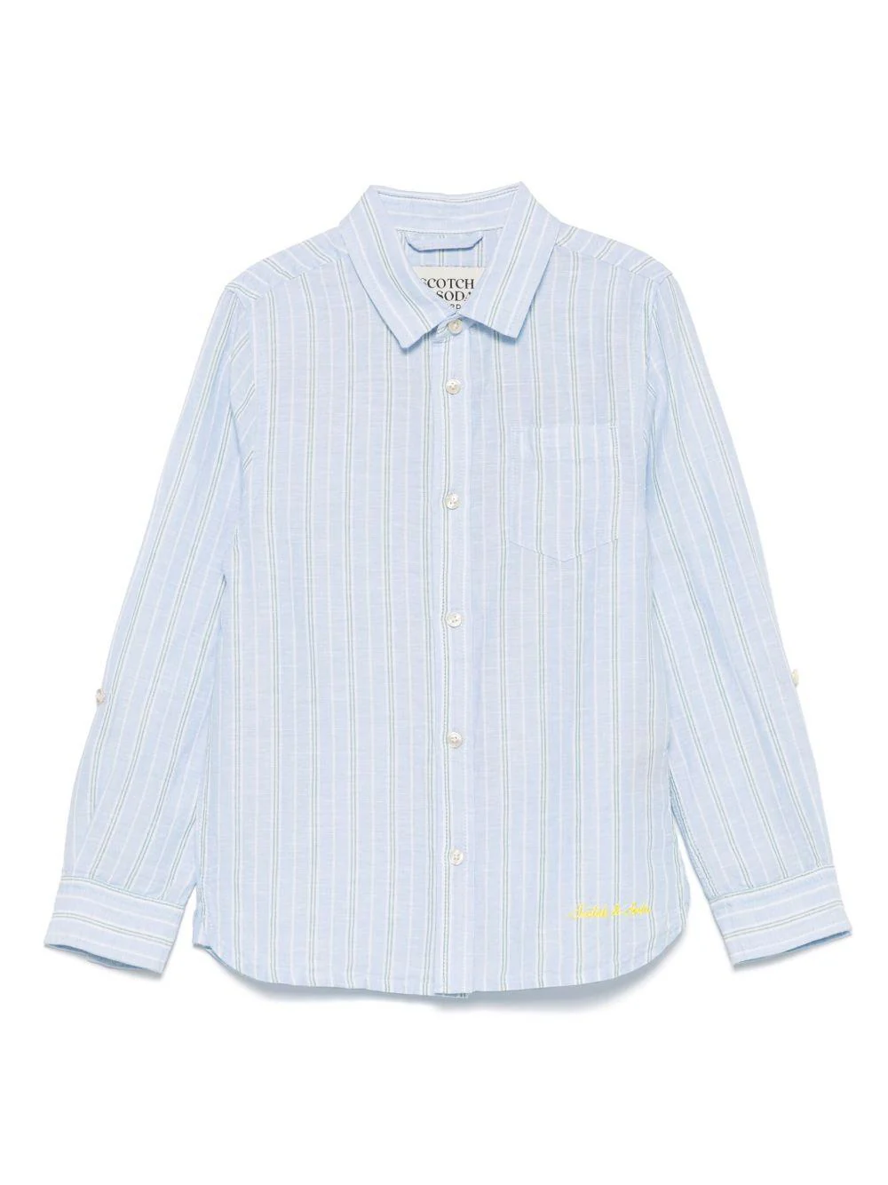 Camicia per bambino Scotch & Soda Kids azzurro a righe