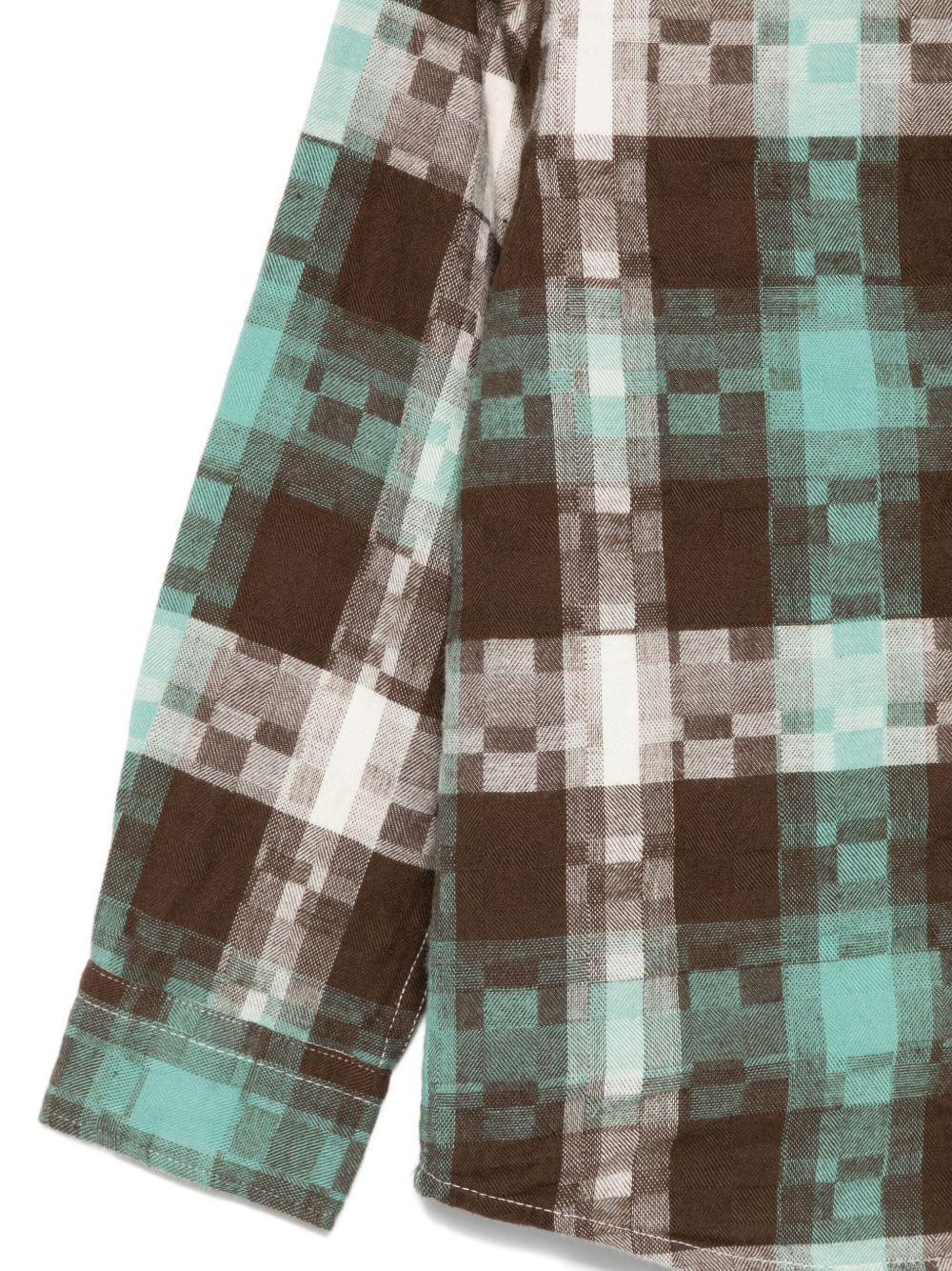 Camicia per bambino Scotch & Soda Kids verde con motivo a quadri - Image 2