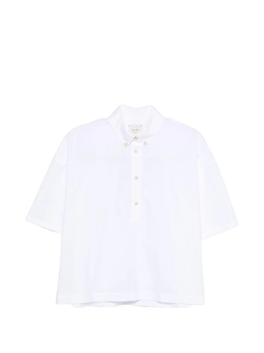 Camicia per donna Alysi bianca con colletto classico