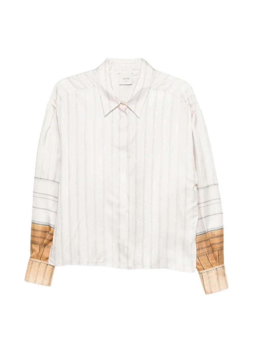 Camicia per donna Alysi bianco con design a righe