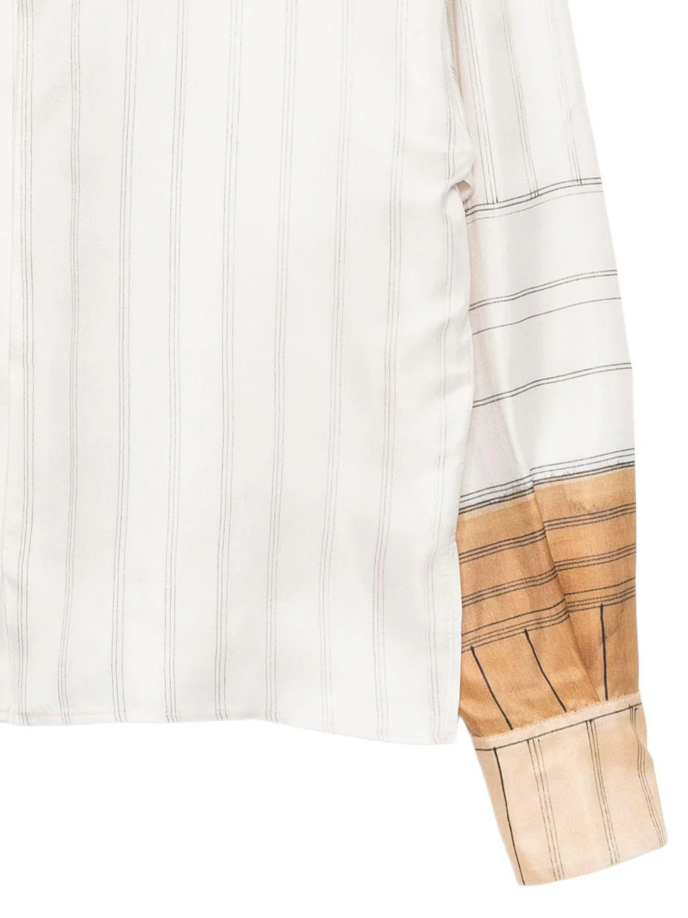 Camicia per donna Alysi bianco con design a righe - Image 3