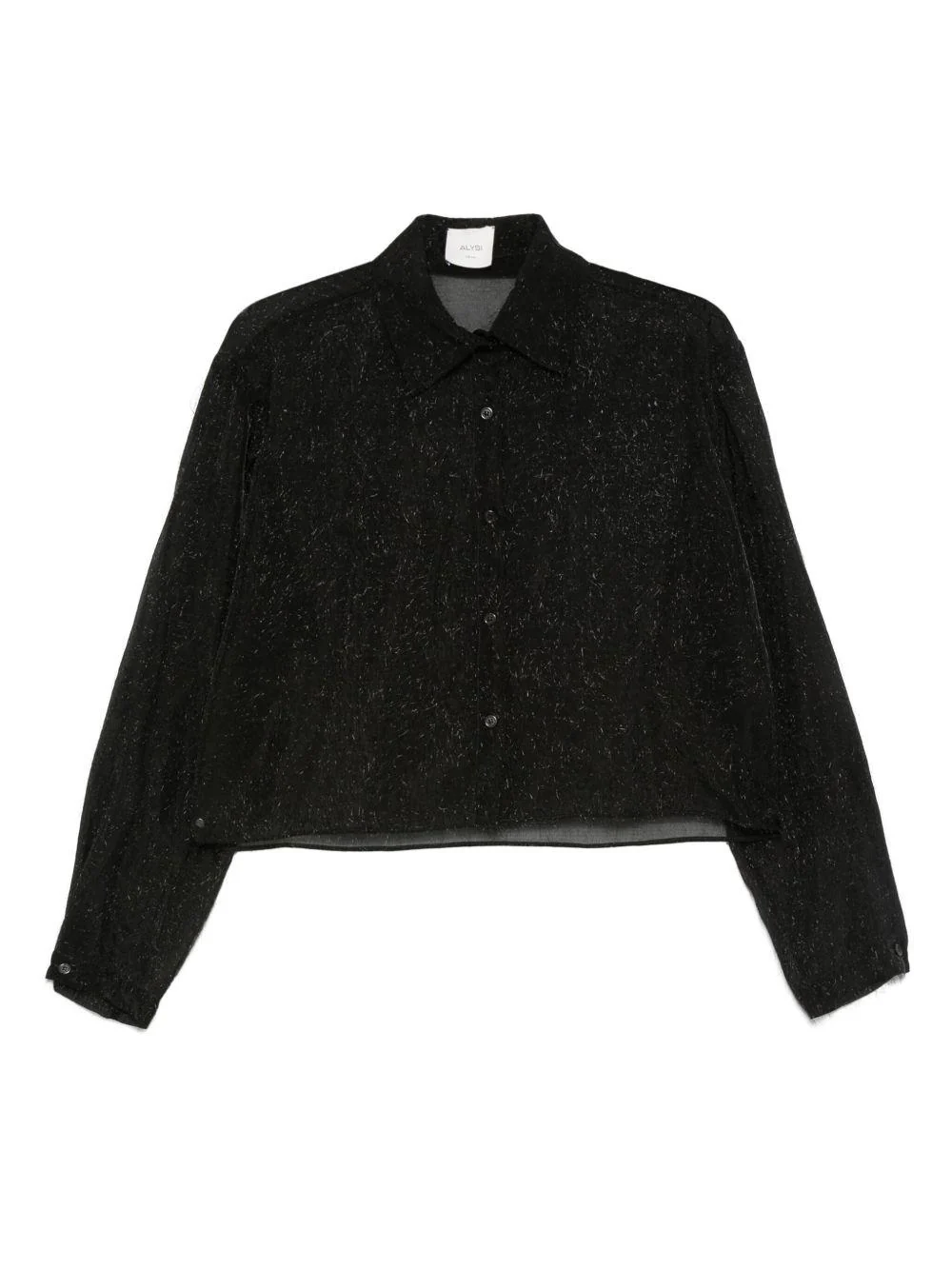 Camicia per donna Alysi nera con glitter
