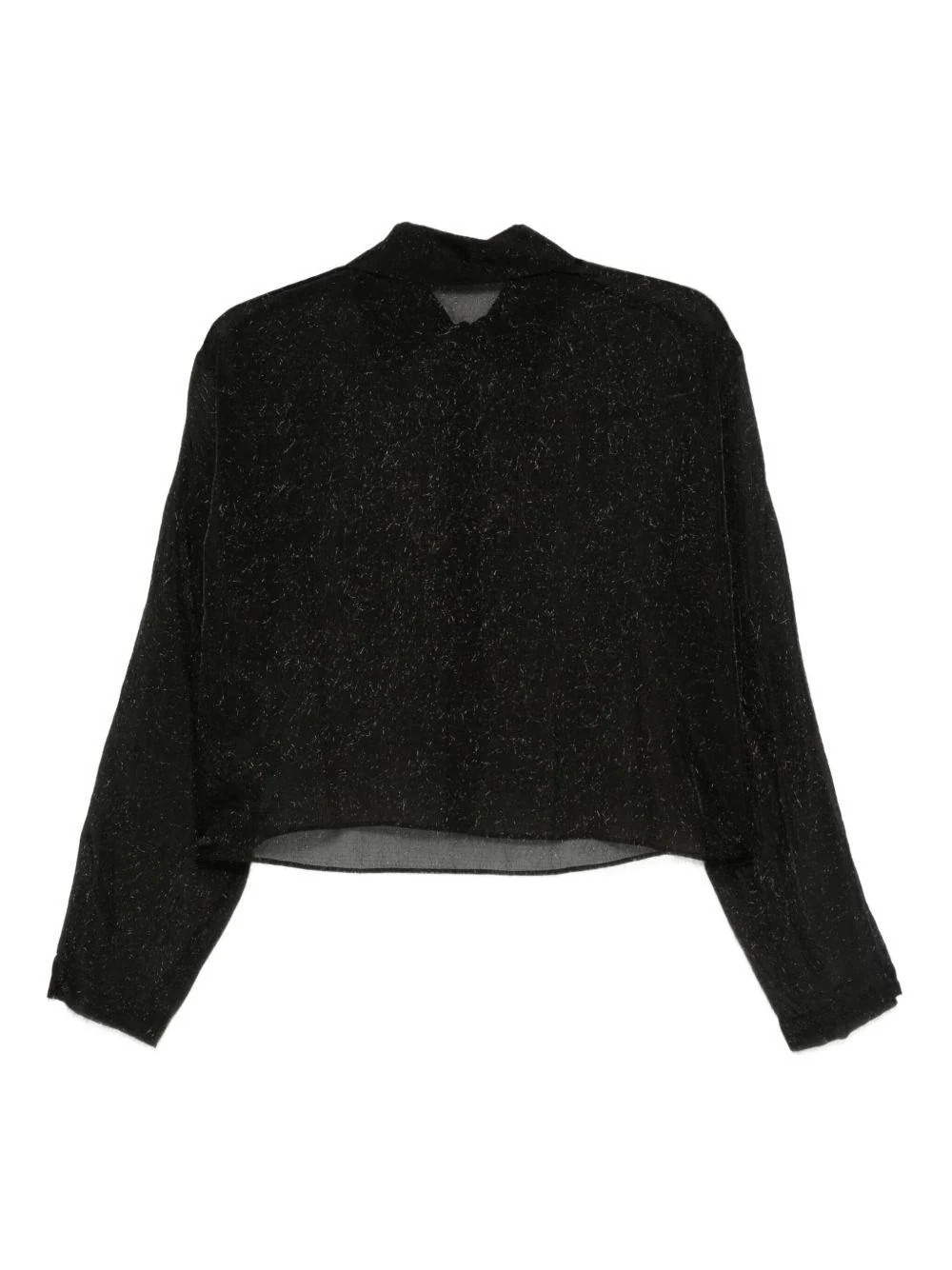 Camicia per donna Alysi nera con glitter - Image 3