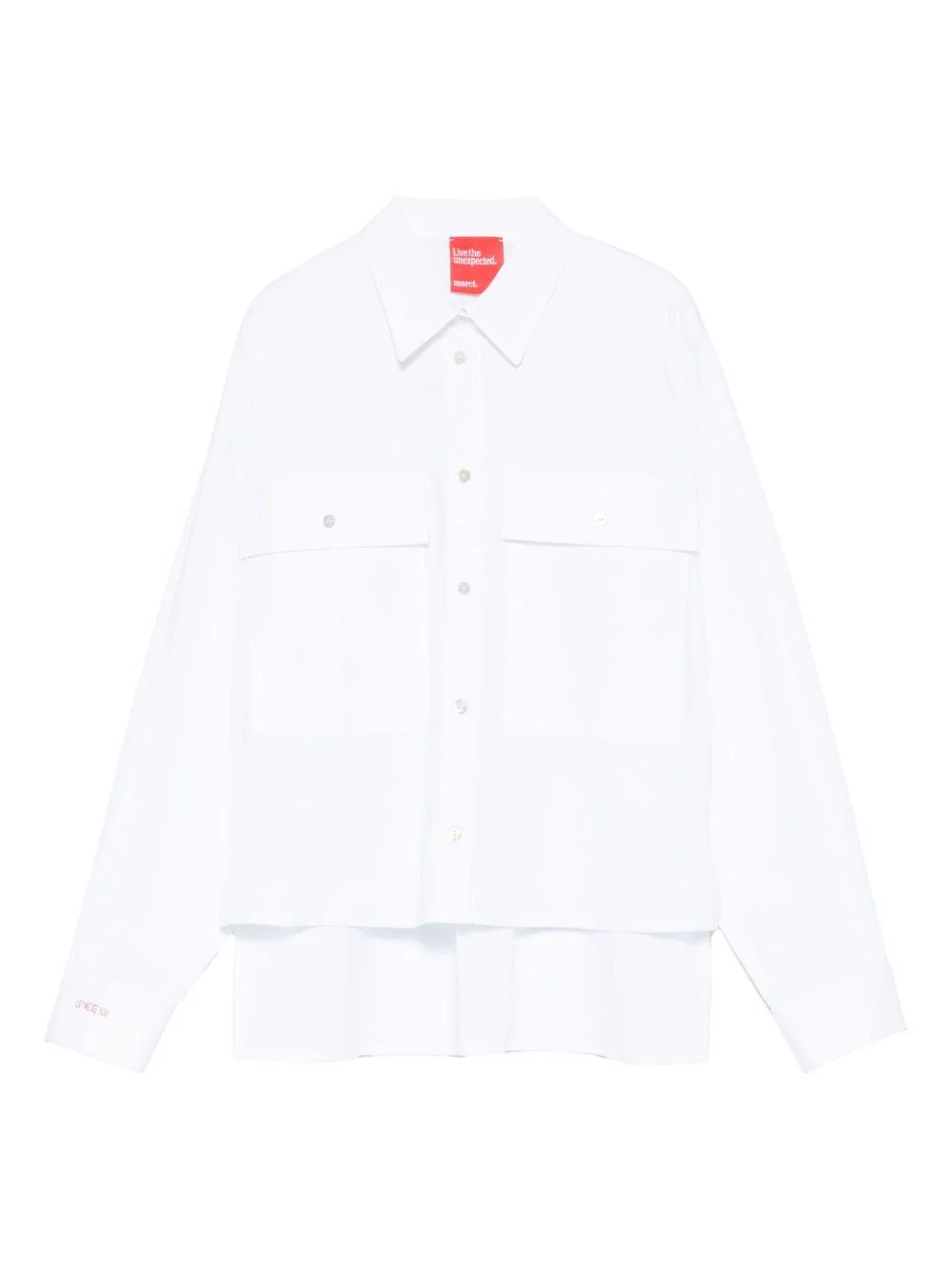 Camicia per donna Merci bianca con due tasche