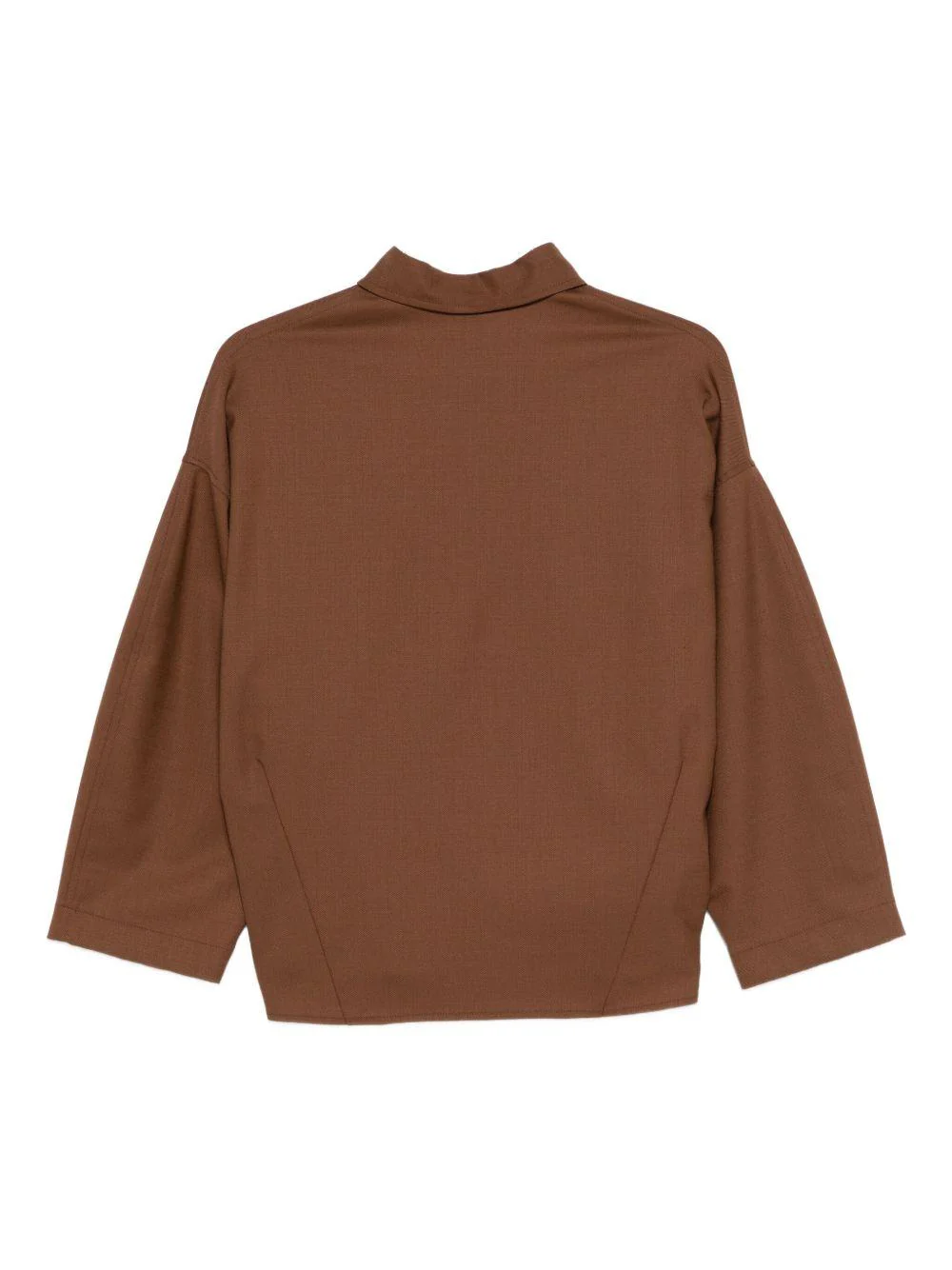 Camicia per donna Merci marrone con colletto classico - Image 2