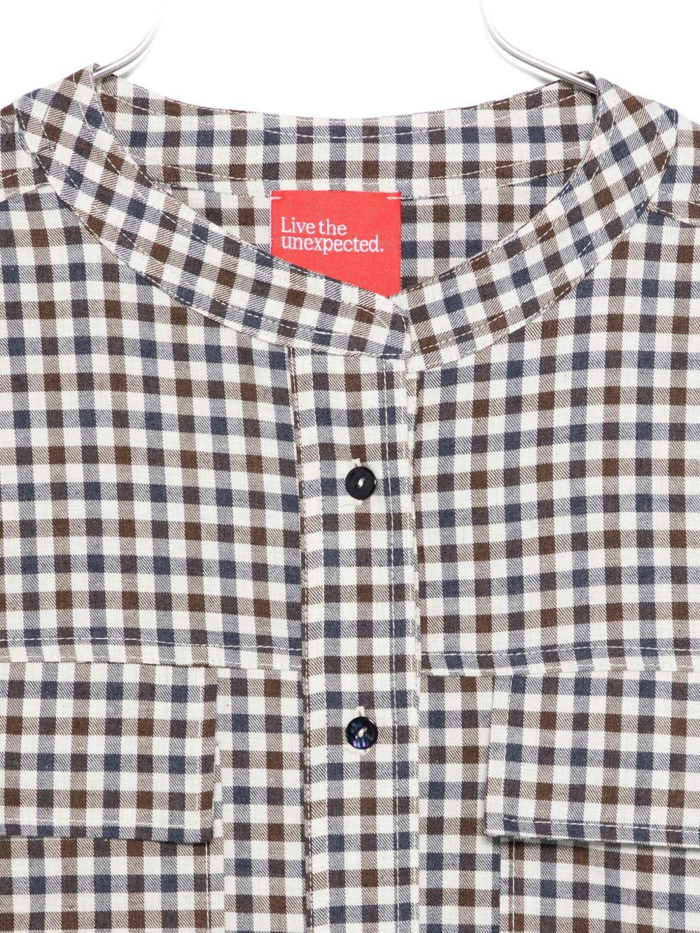 Camicia per donna Merci multicolore con motivo a quadri - Image 2