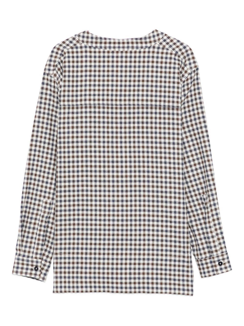 Camicia per donna Merci multicolore con motivo a quadri - Image 3