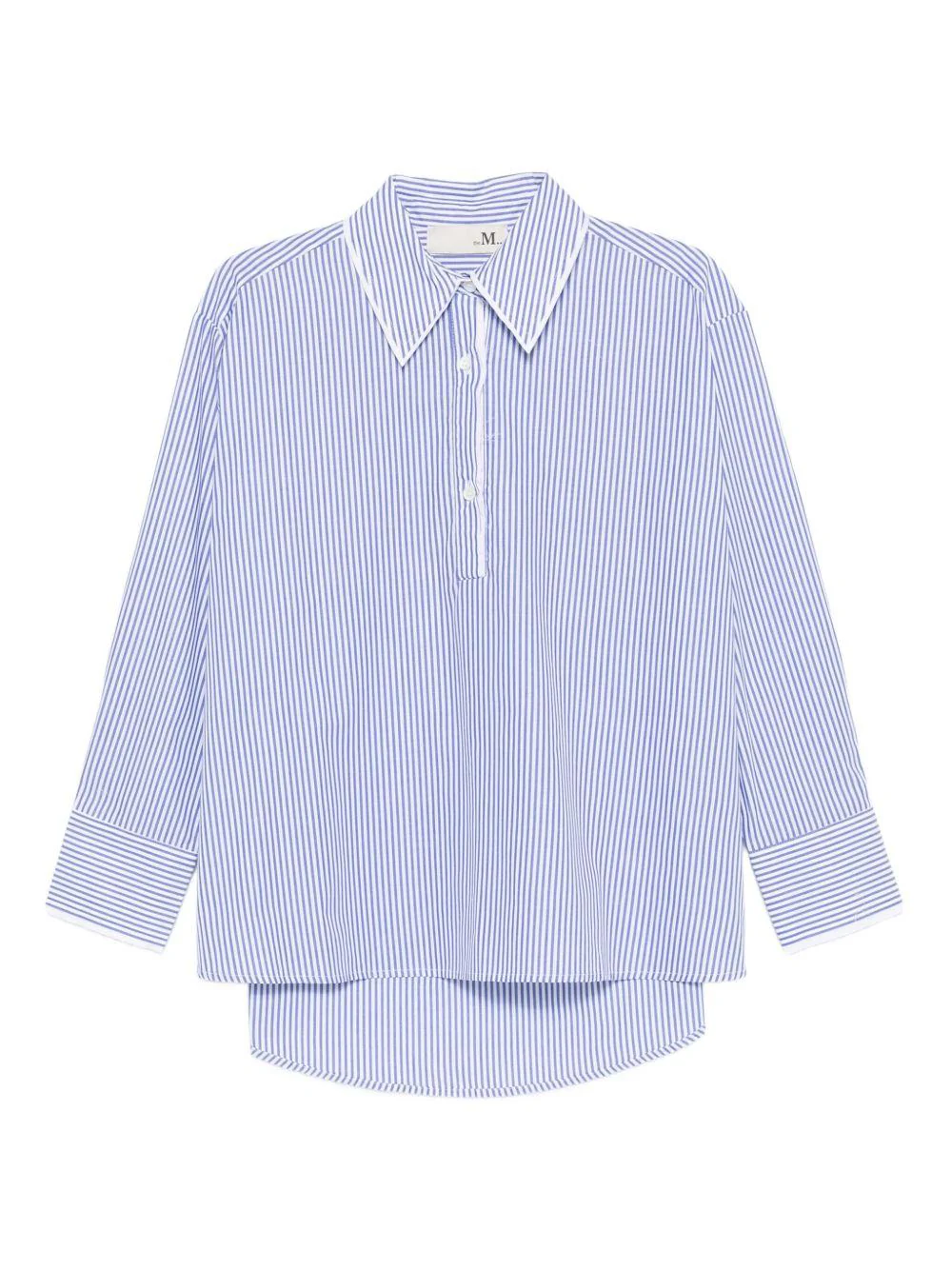 Camicia per donna THE M Olivia blu a righe bianche