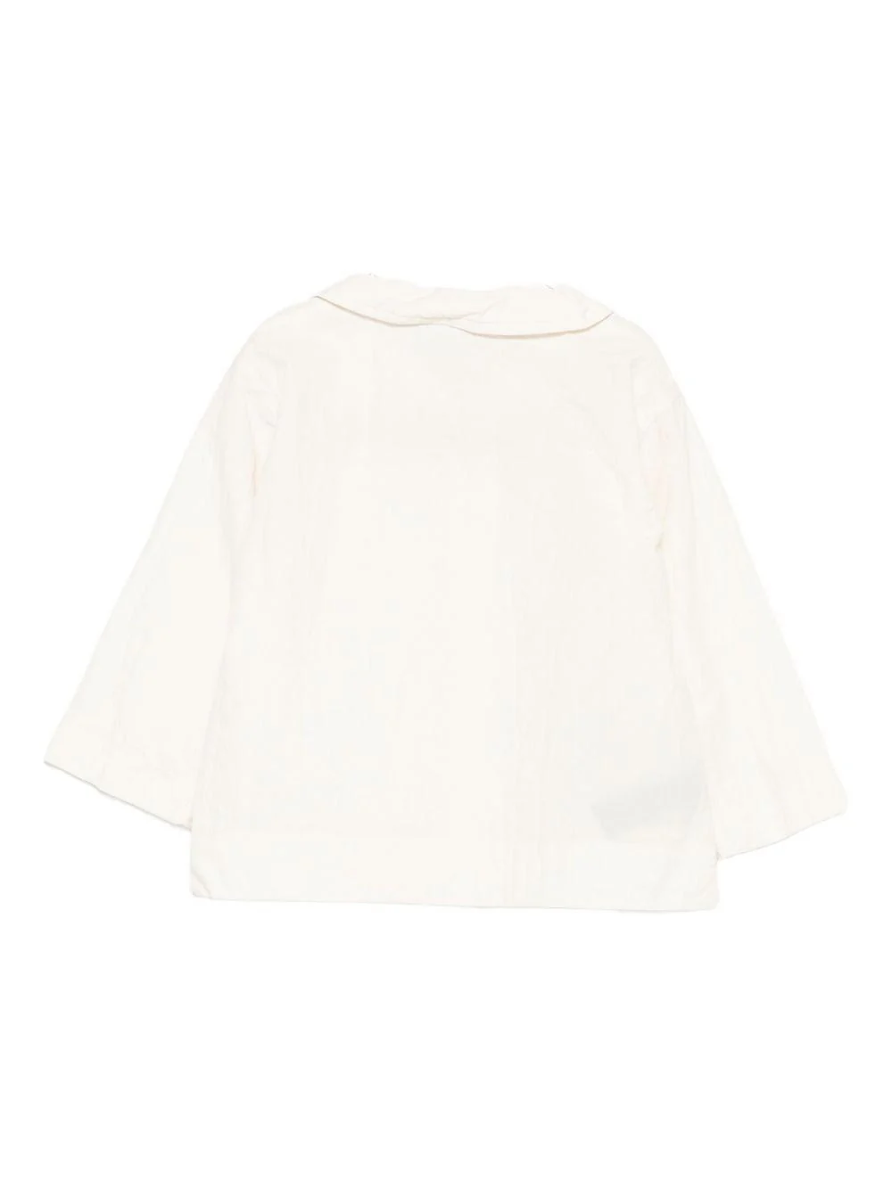 Camicia per neonato Album di Famiglia Kids beige con colletto classico - Image 3