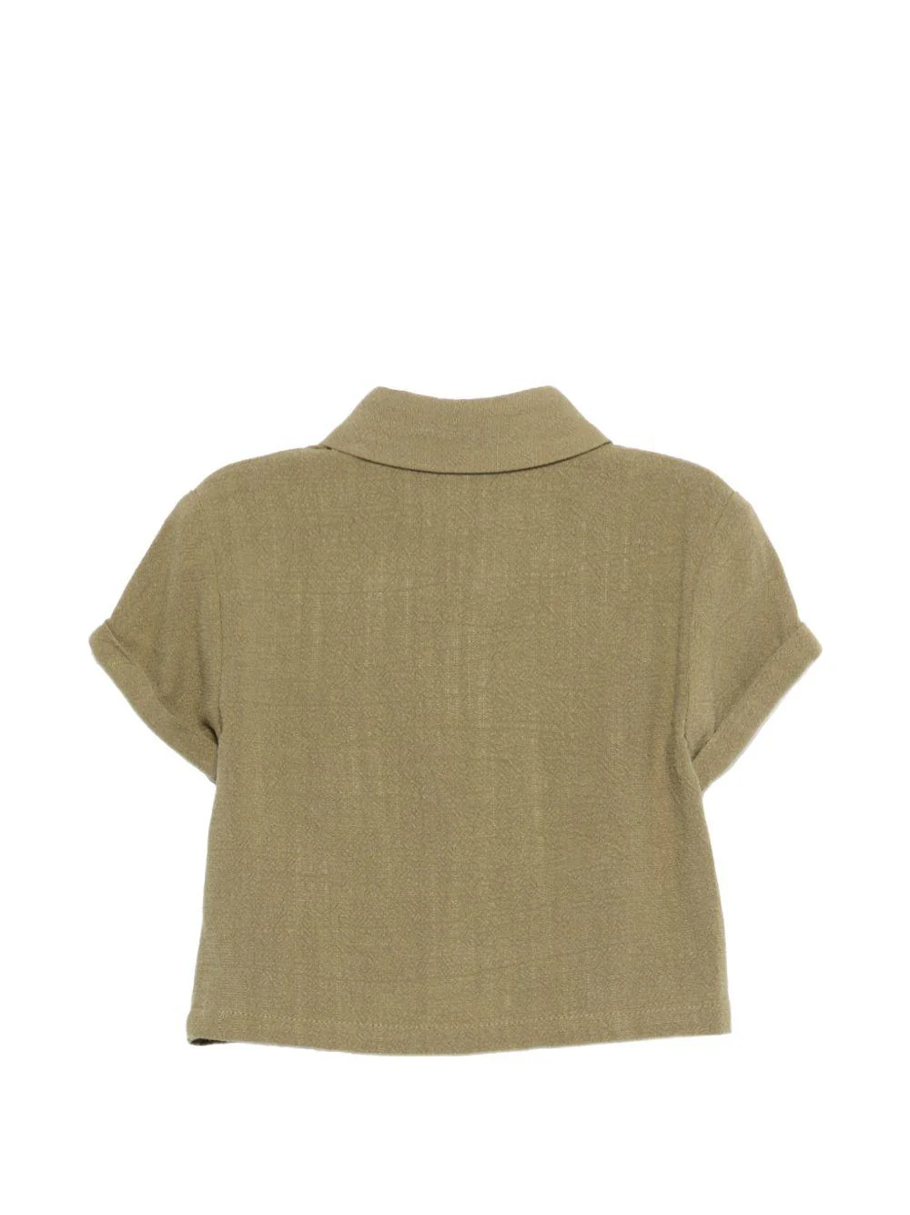 Camicia per neonato Donsje verde con design a colletto - Image 3
