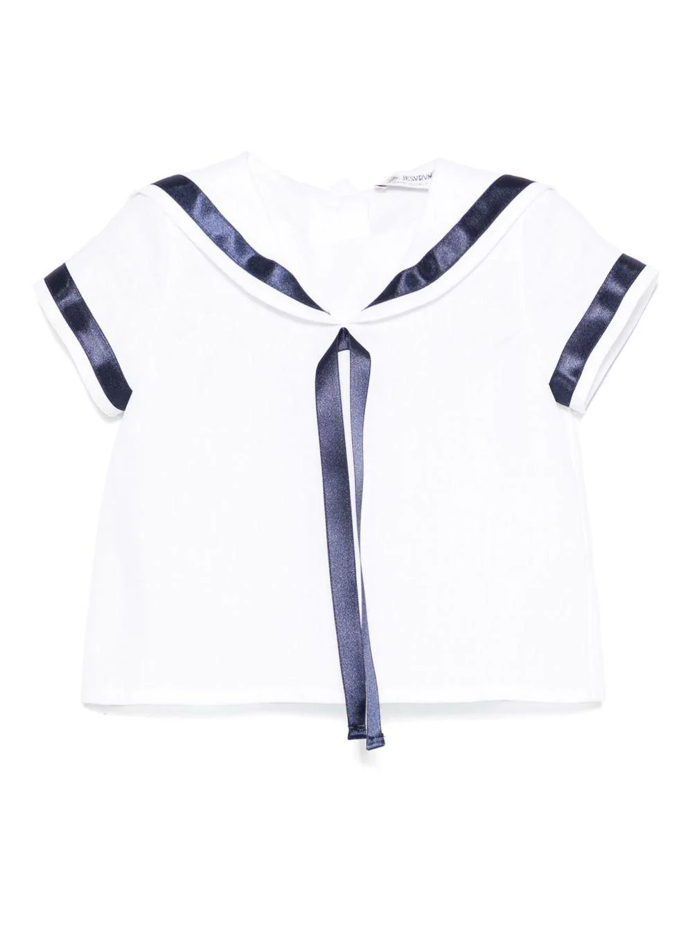 Camicia per neonato JESURUM BABY Ottavio bianco con bordo a righe