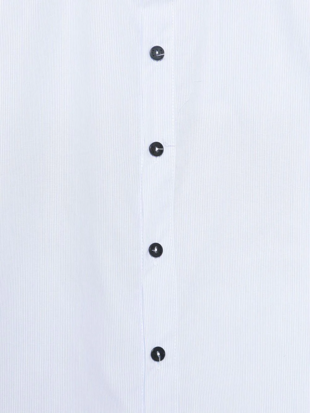 Camicia smanicata per bambino MSGM Kids azzurro con colletto alla coreana - Image 2