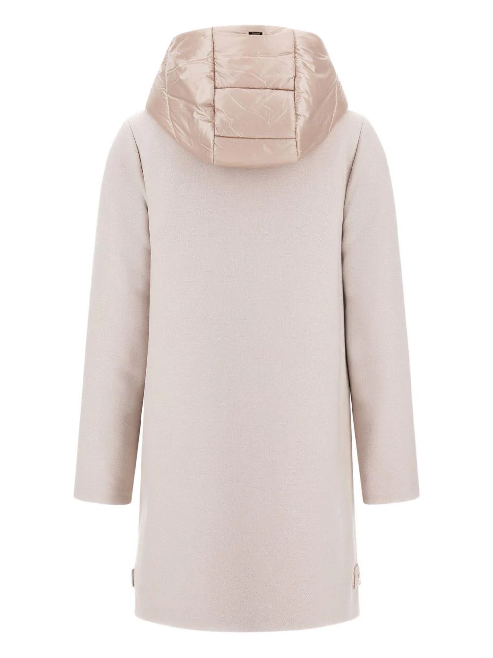Cappotto per bambina Herno Kids rosa con cappuccio - Image 3