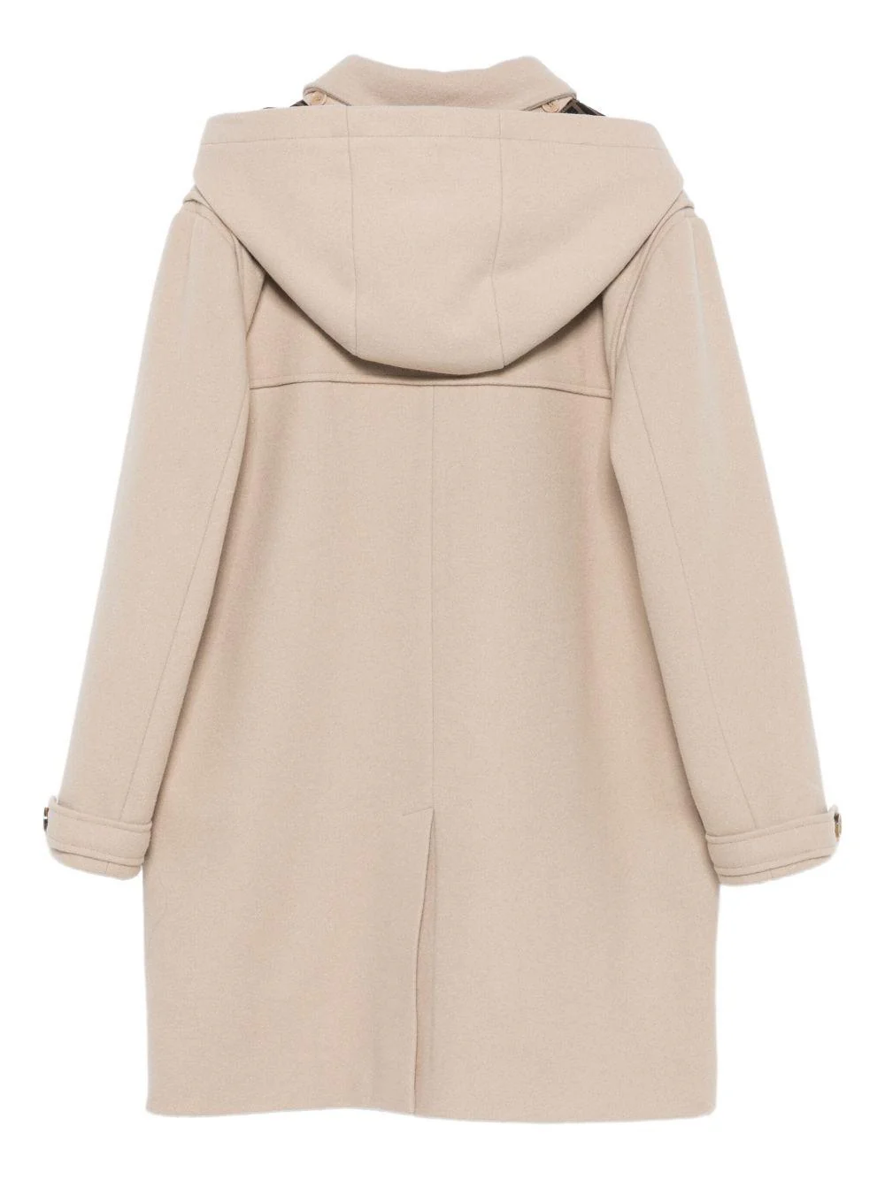 Cappotto per bambino Fendi Kids beige con applicazione con logo - Image 2
