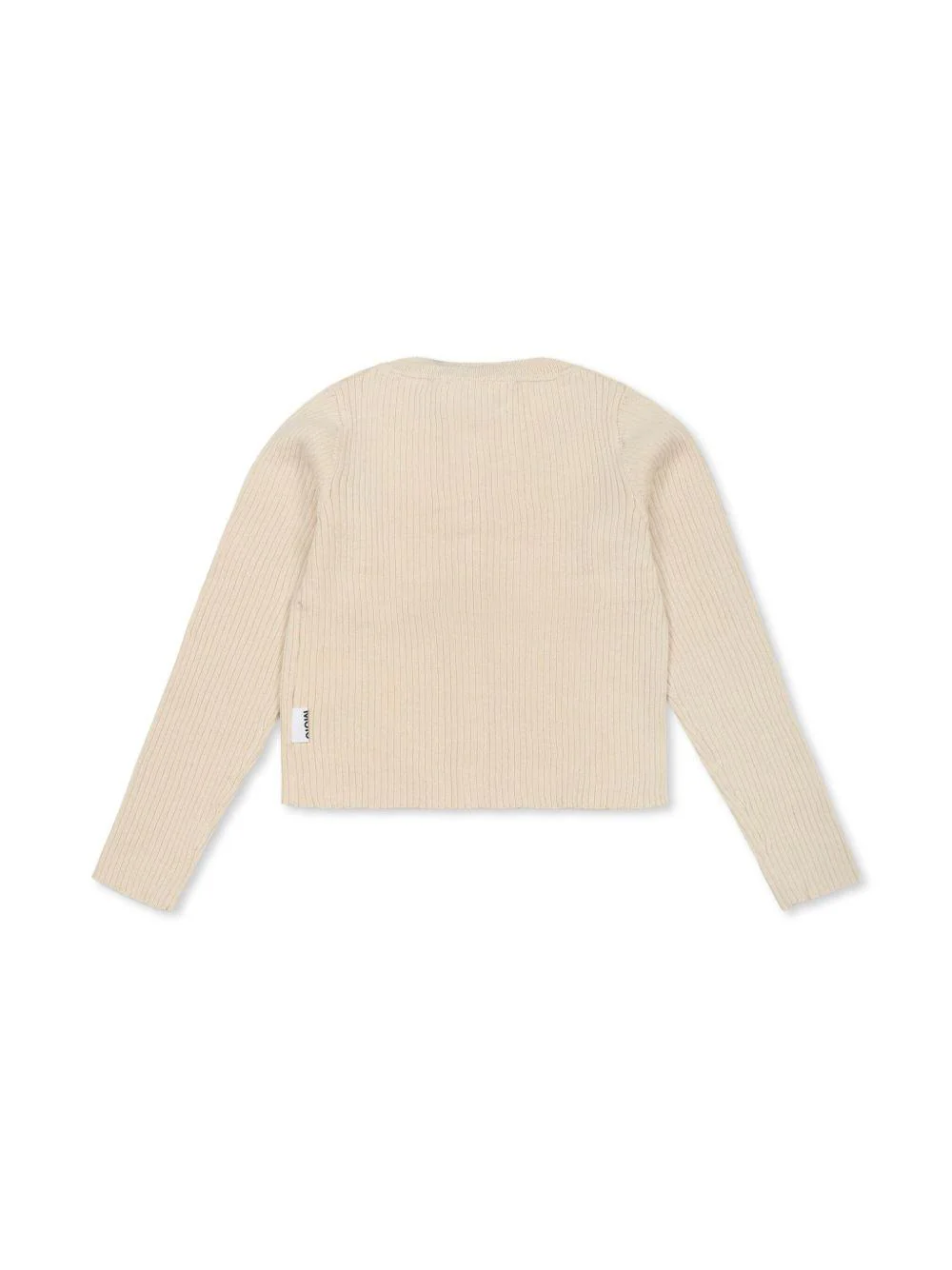 Cardigan Giselle per bambina Molo beige con bottoni in madreperla - Image 3