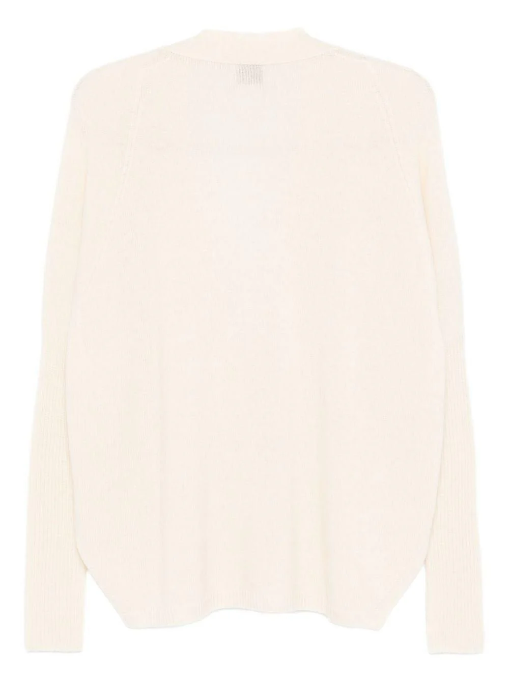 Cardigan per donna ALYSI bianco con scollo a V - Image 3