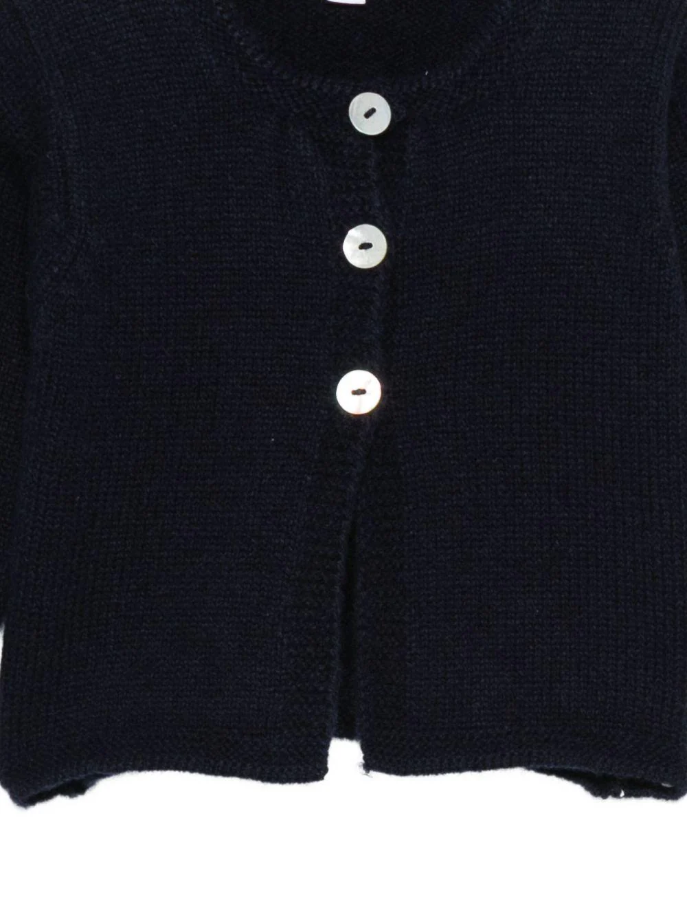 Cardigan per neonata Mariella Ferrari blu con bottoni - Image 3