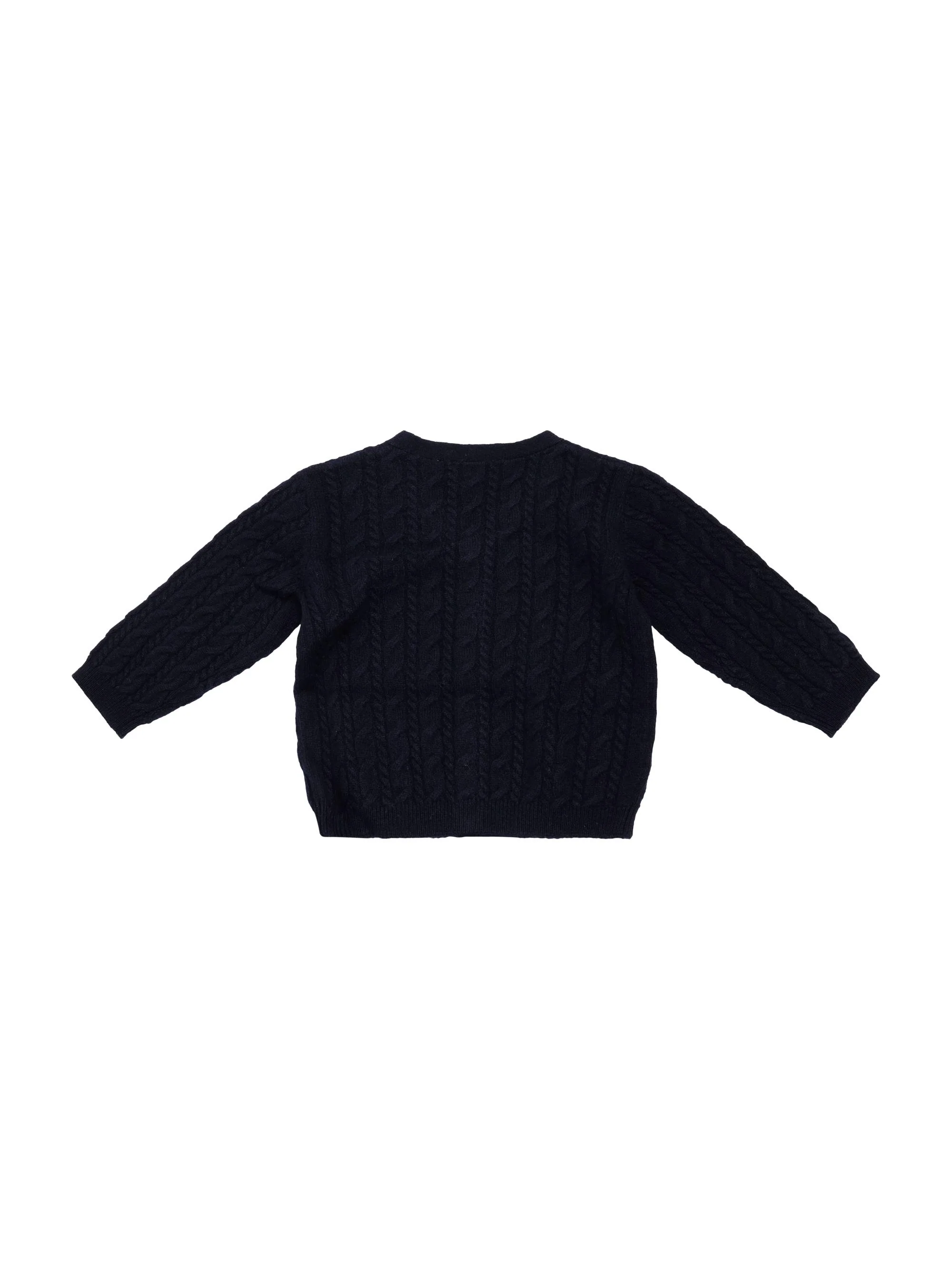 Cardigan per neonata Tartine Et Chocolate blu con chiusura frontale con bottoni - Image 2