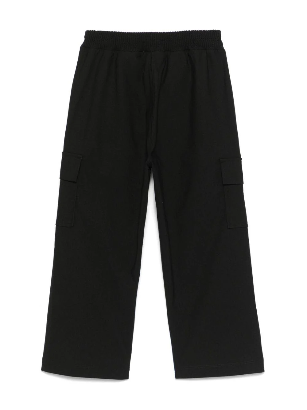 Cargo con monogramma per bambino Calvin Klein Kids nero con vita con coulisse - Image 3