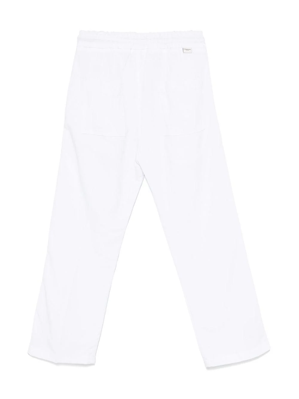Cargo in cotone per bambino Paolo Pecora Kids bianco con coulisse - Image 3