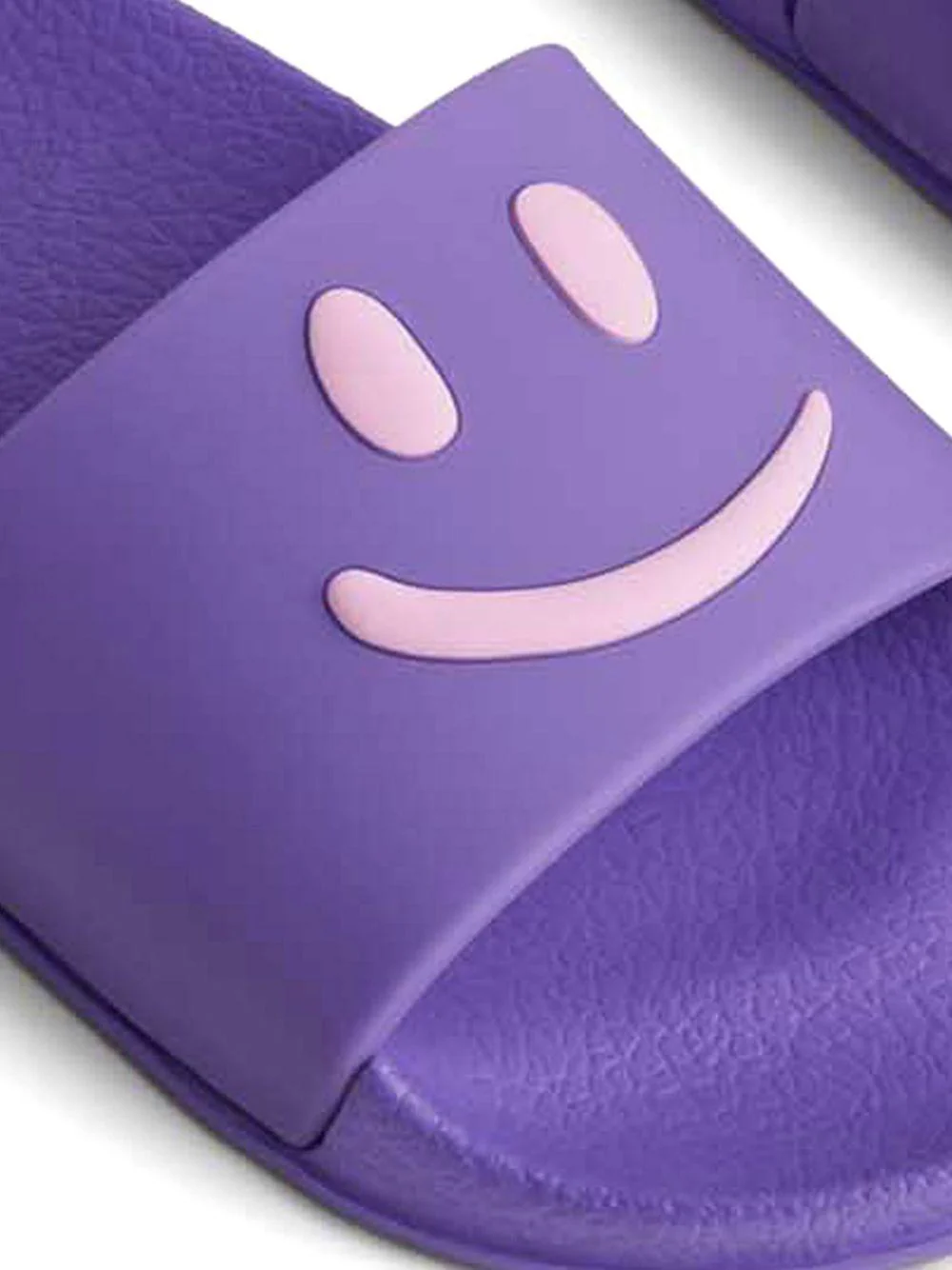 Ciabatte per bambina Molo Zhappy viola con motivo smiley - Image 3