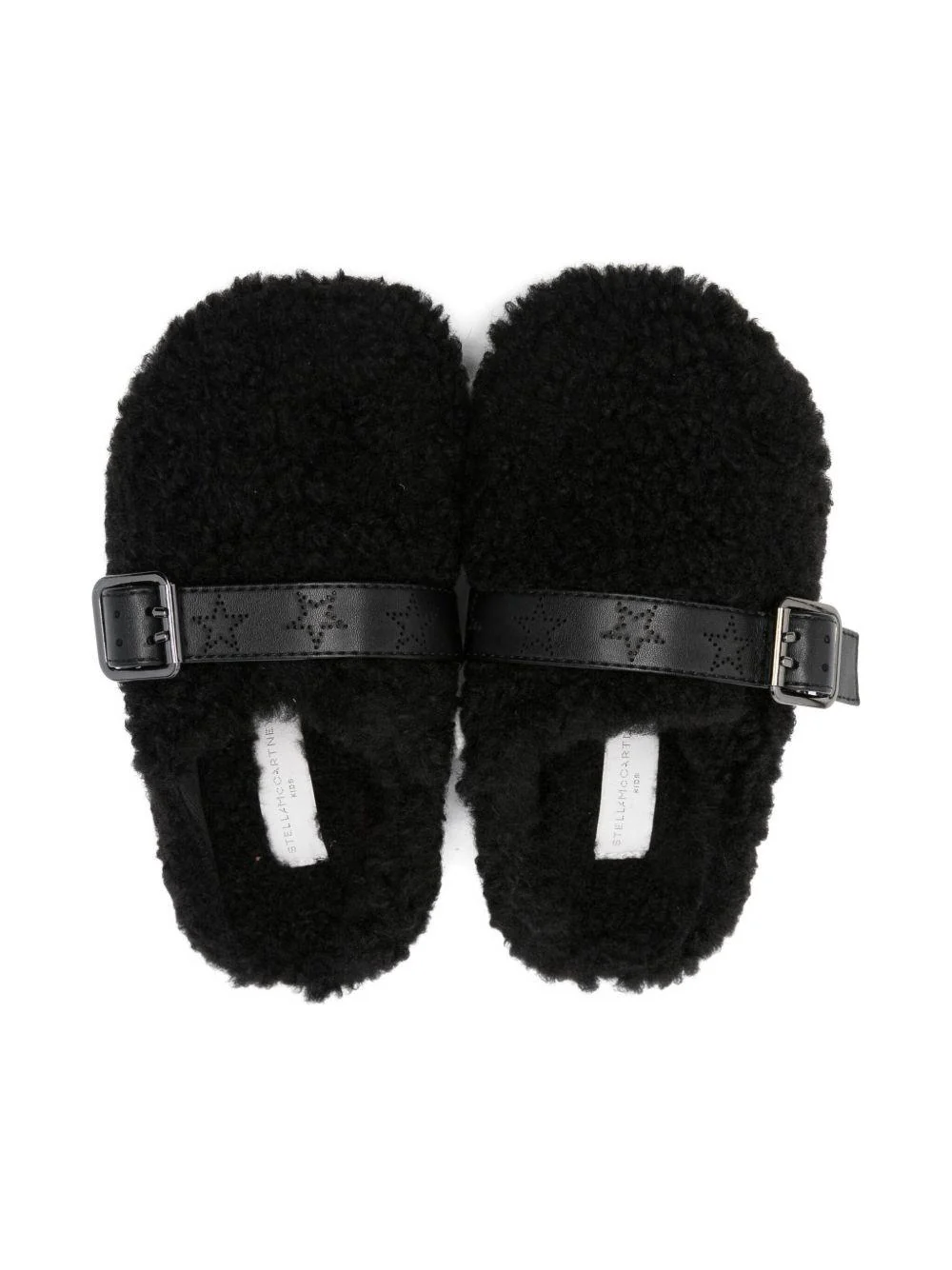 Ciabatte per bambina Stella McCartney Kids nero con fibbia - Image 3
