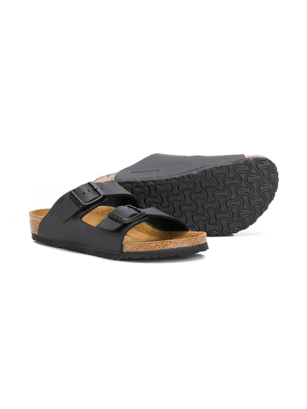Ciabatte per bambini Birkenstock Kids nero con fibbia - Image 3