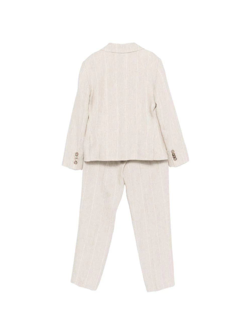 Completo per bambino Colorichiari beige con motivo gessato (5 pezzi) - Image 3
