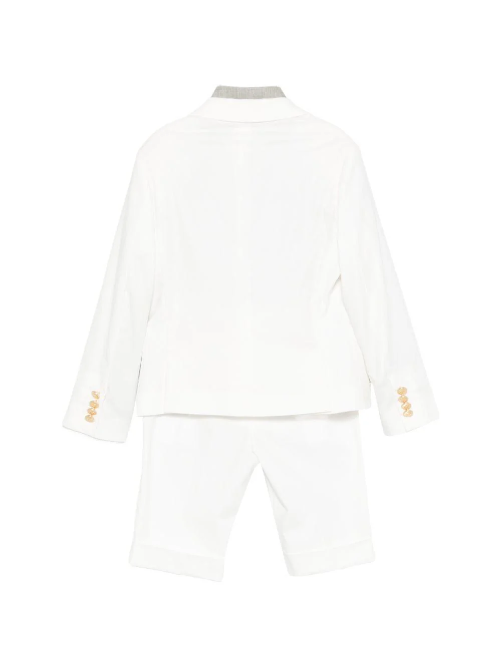 Completo per bambino Colorichiari bianco modello doppiopetto (3 pezzi) - Image 3