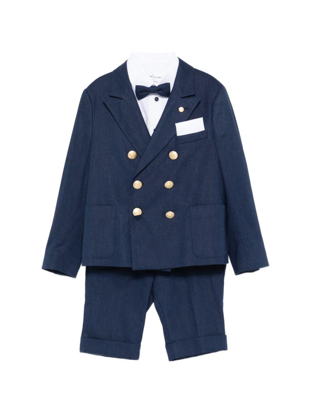 Completo per bambino Colorichiari blu a doppiopetto