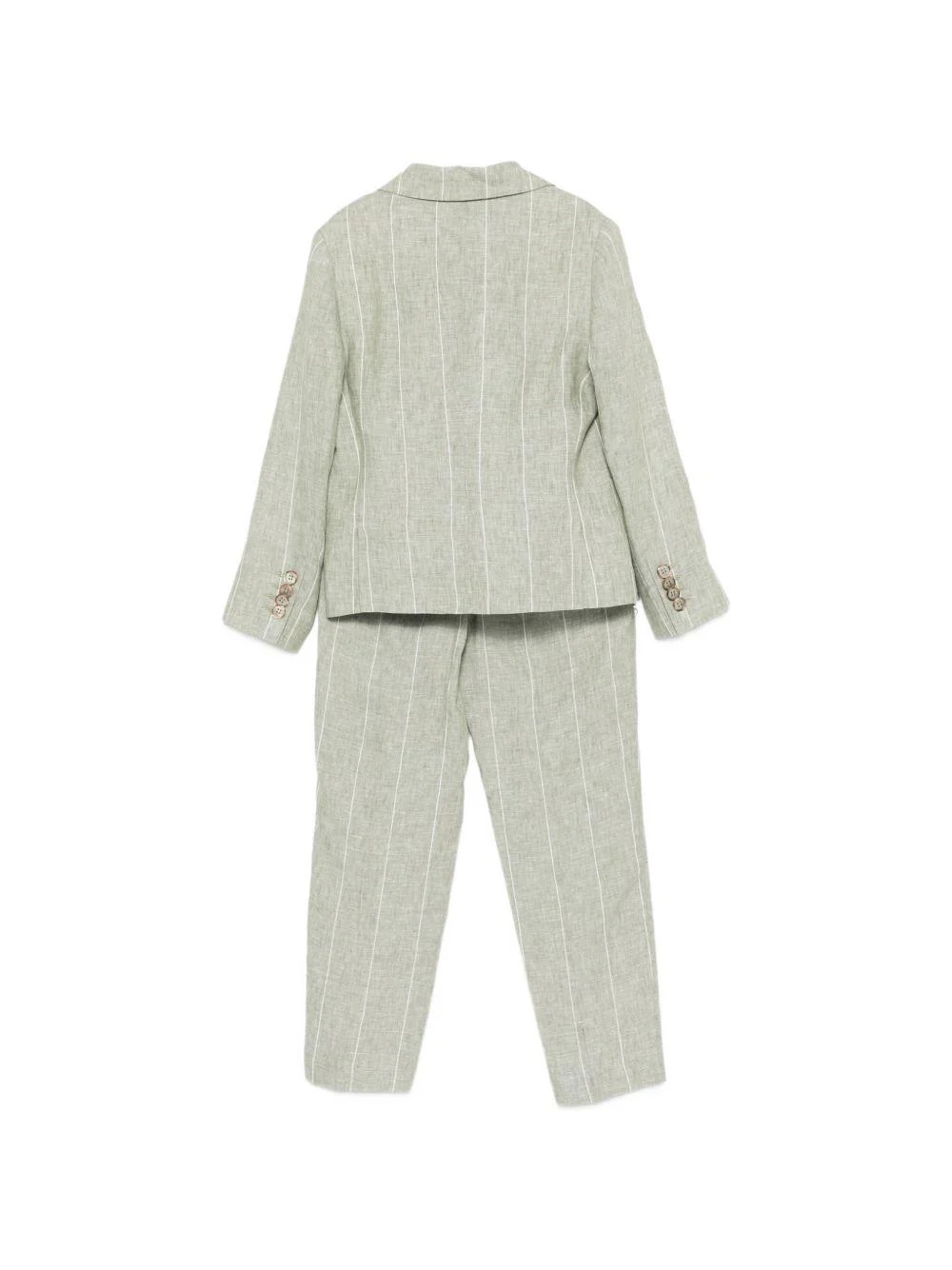 Completo per bambino Colorichiari verde con motivo gessato (5 pezzi) - Image 2