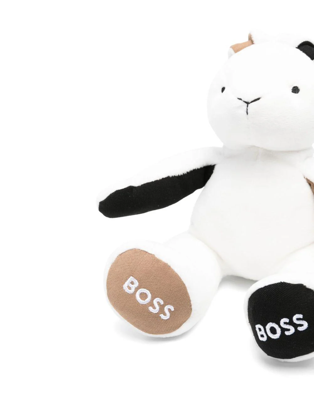 Coniglio di peluche per neonato BOSS Kidswear bianco con design imbottito - Image 3