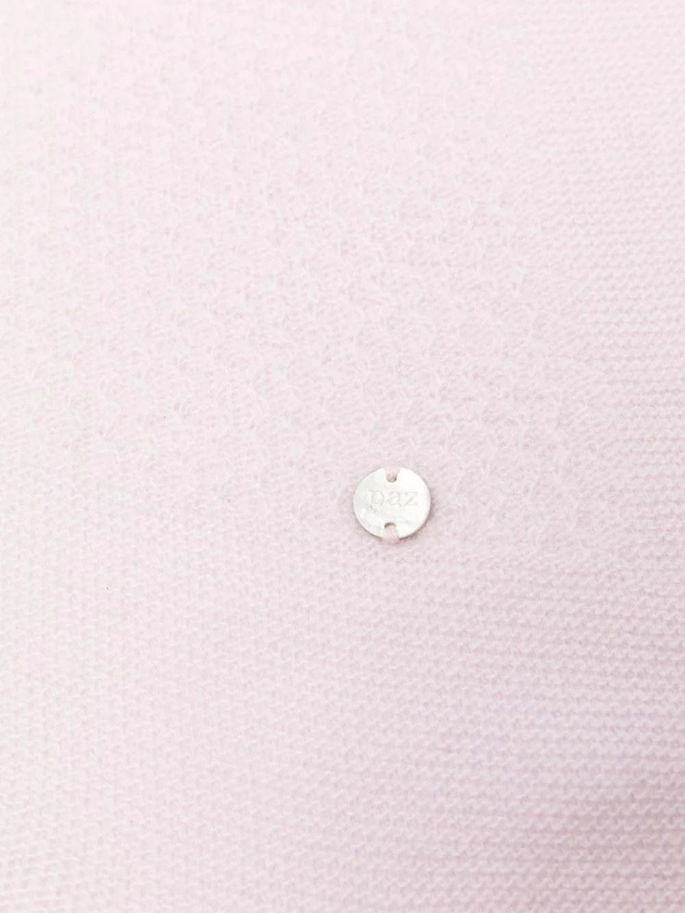 Coperta per neonata Paz Rodríguez rosa con logo in rilievo - Image 3