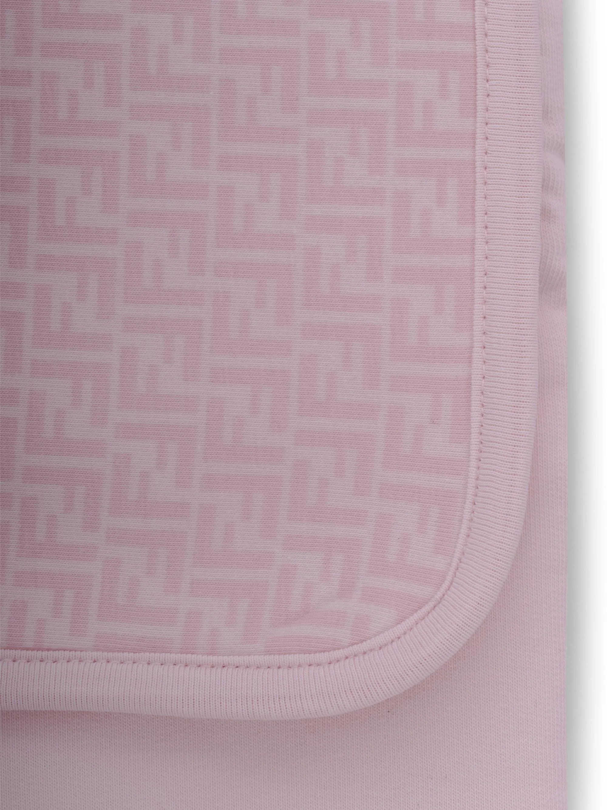 Copertina per neonata Fendi Kids rosa con stampa cavallino Fendi - Image 5