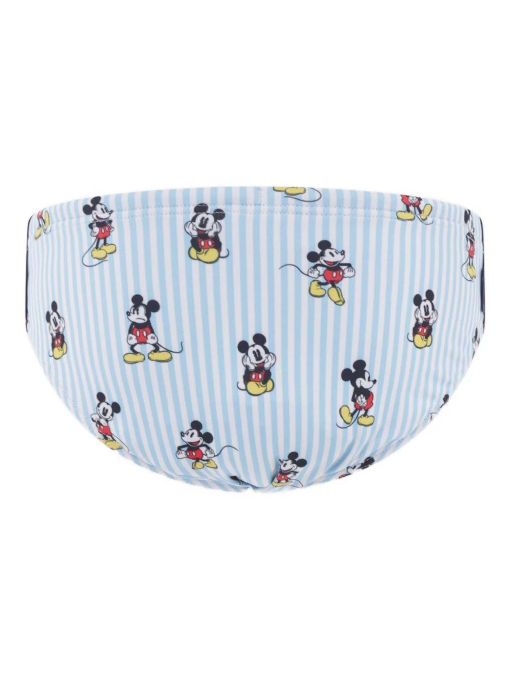 Costume da bagno per bambino MC2 Saint Barth Kids azzurro a righe stampato - Image 2