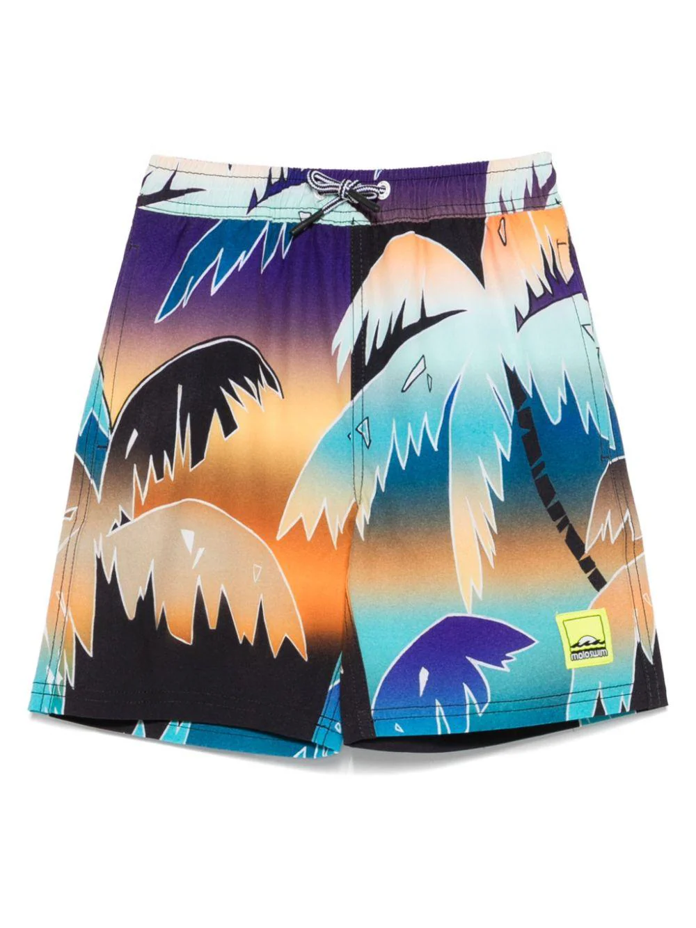Costume da bagno per bambino Molo blu con stampa grafica all-over