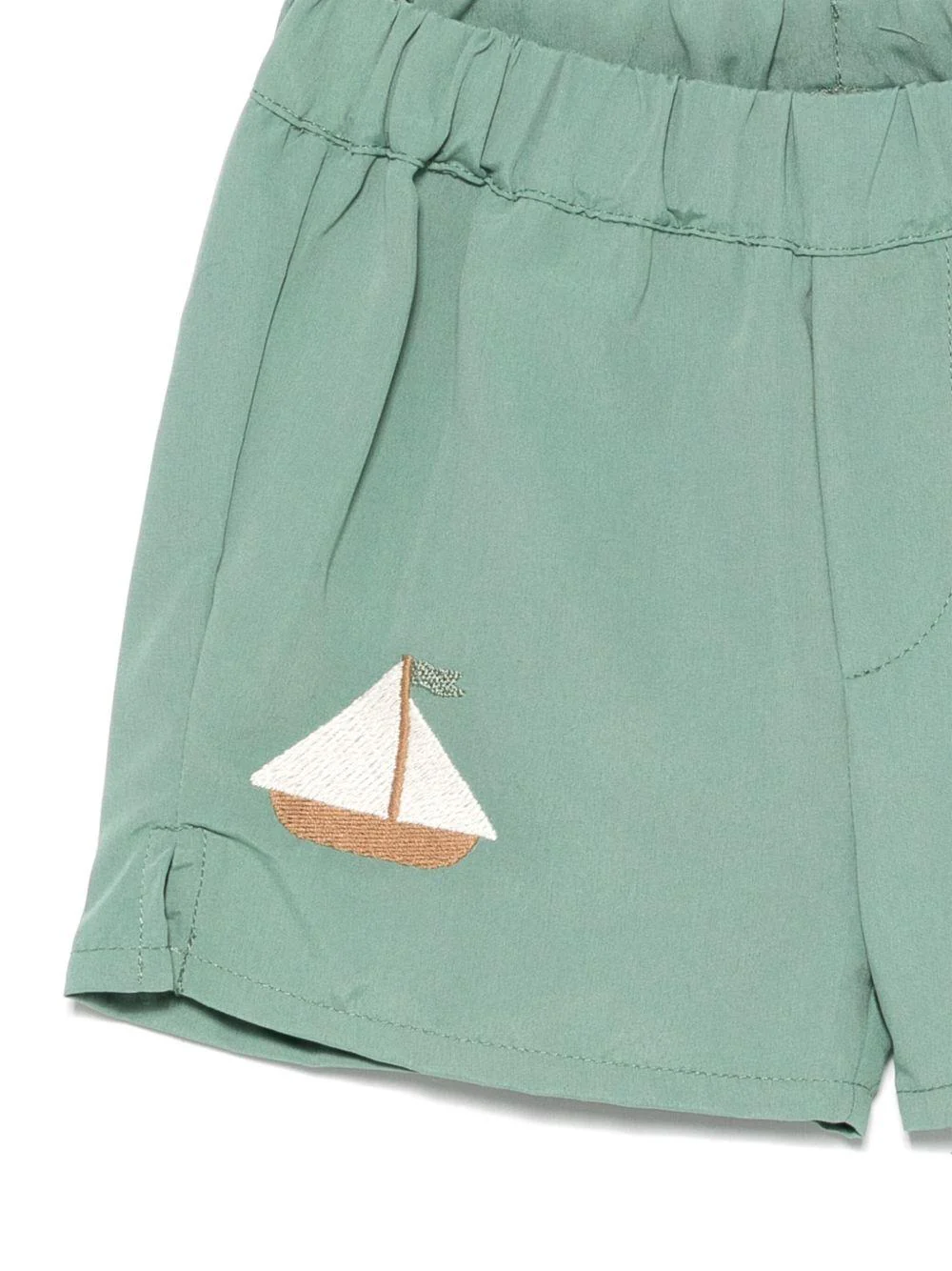 Costume da bagno per neonato Donsje Mees verde con ricamo - Image 2