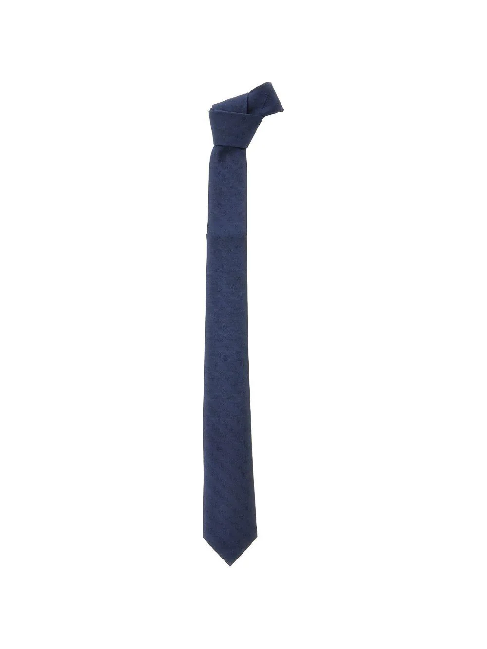 Cravatta per bambino Emporio Armani kids blu con stampa logo