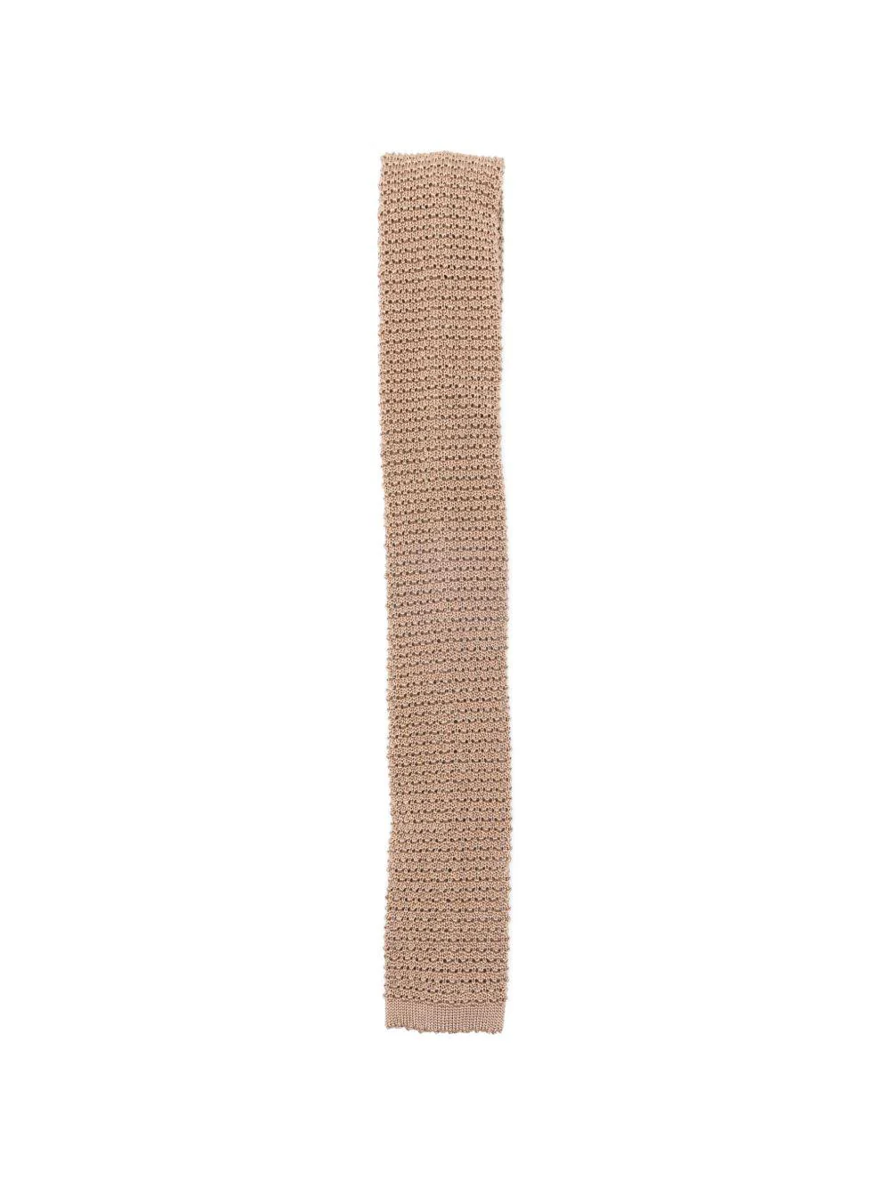 Cravatta per donna Alysi beige lavorata a maglia