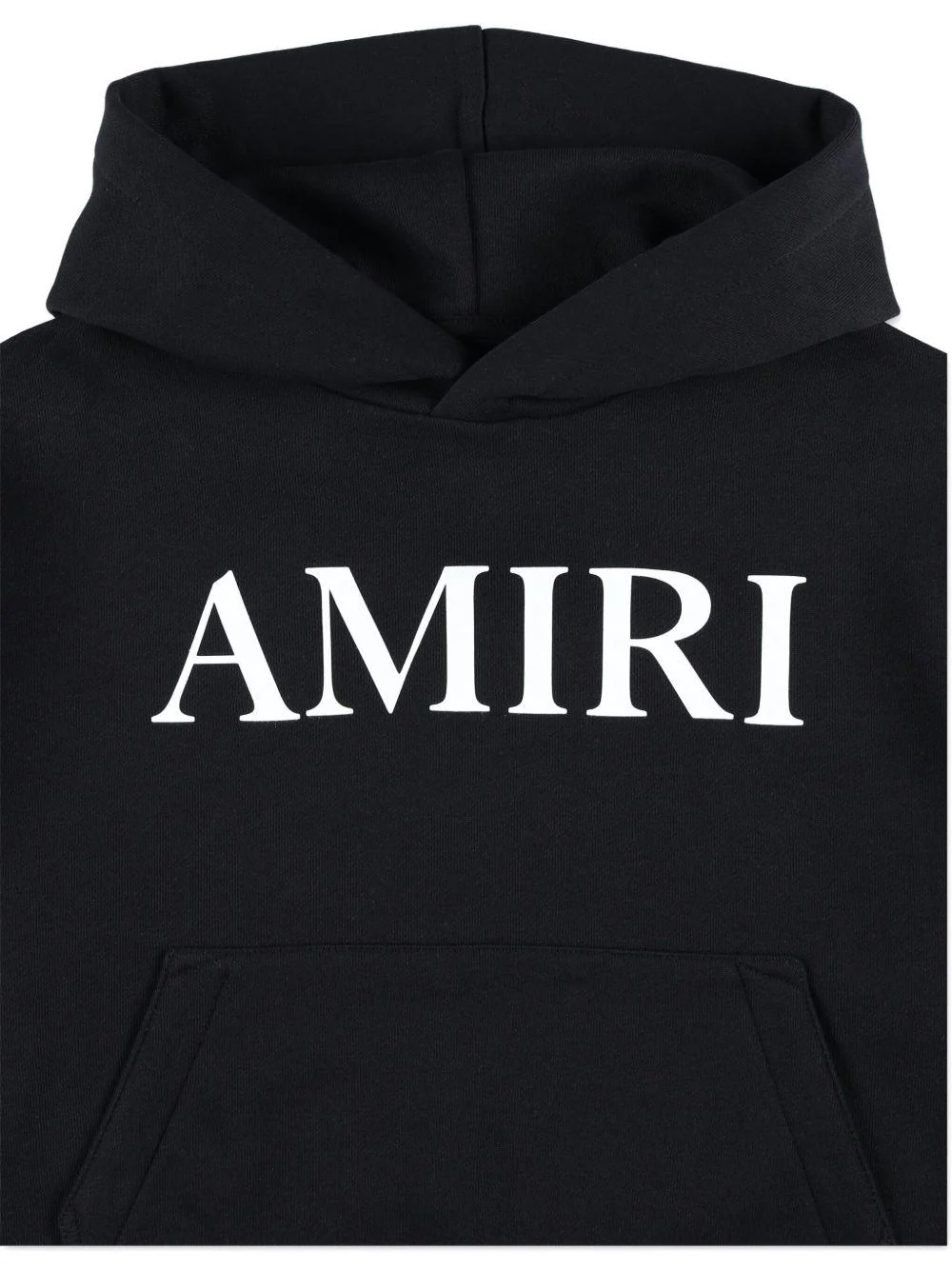 Felpa con cappuccio per bambino Amiri Kids nero con logo - Image 3