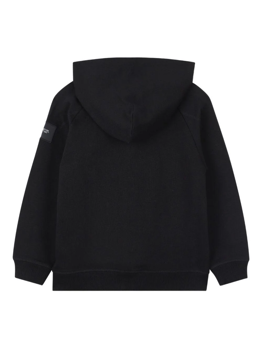 Felpa con cappuccio per bambino Marc Jacobs Kids nera con dettagli con logo a contrasto - Image 2