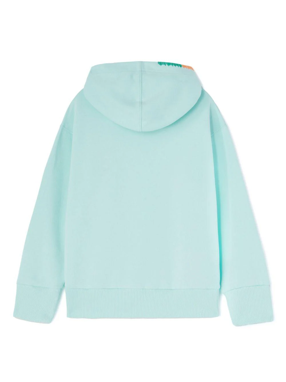 Felpa con cappuccio per bambino Palm Angels Kids azzurro con logo sul petto - Image 3