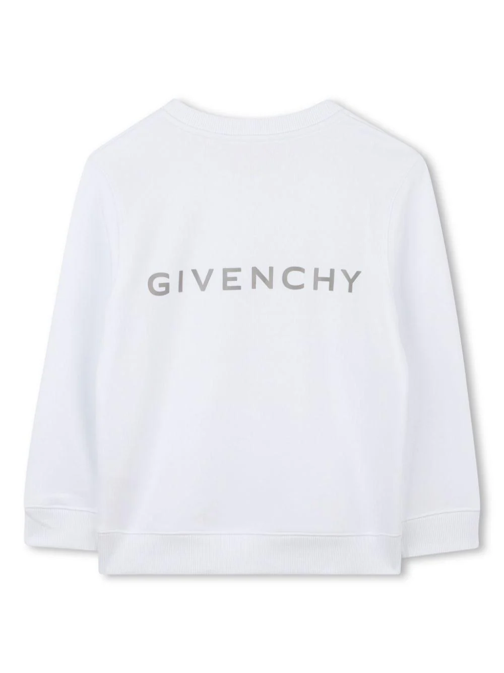 Felpa con motivo 4G per bambino Givenchy Kids bianco con girocollo - Image 2