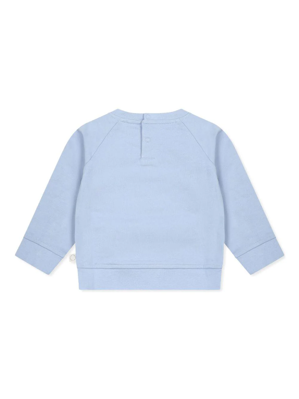 Felpa con stampa grafica per neonato Stella McCartney Kids azzurro con girocollo - Image 3